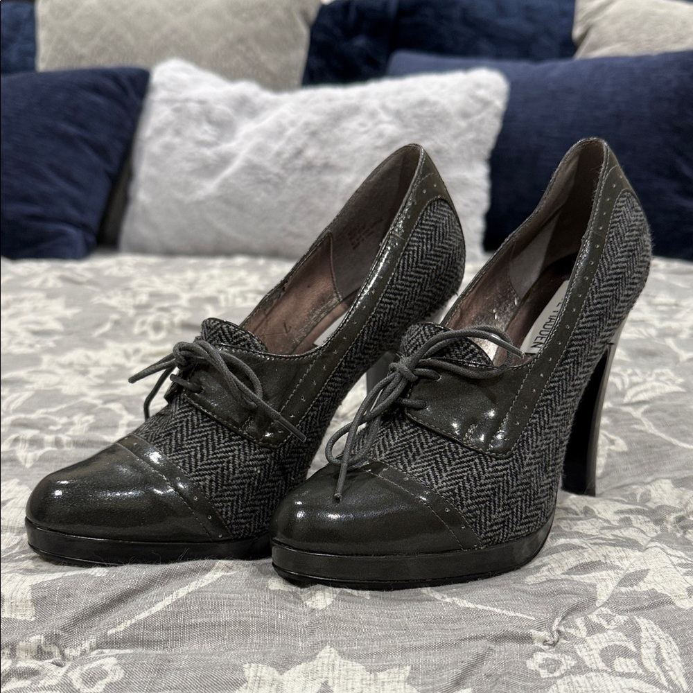 Elegant Gray Women's Steve Madden Heels